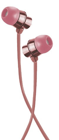 Audífonos In EAR Mobifree METALIC - Rosa, Alámbrico, 1.2 m Audífonos In EAR Mobifree METALIC - Rosa, Alámbrico, 1.2 m